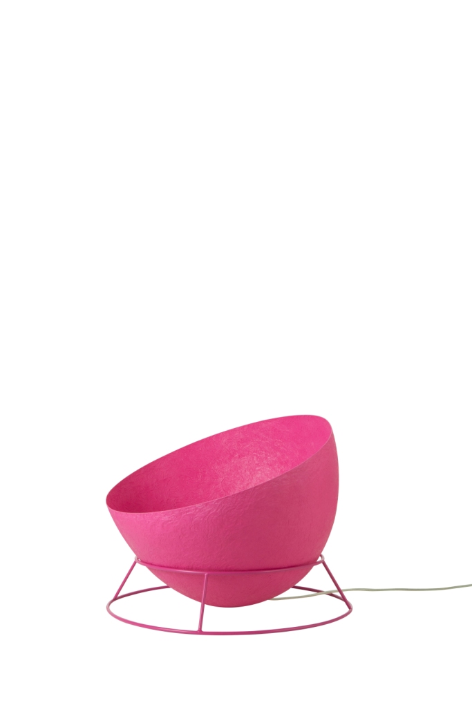 Lampada Da Pavimento H2O F Nebulite In-Es Artdesign Collezione Luna Colore Magenta Dimensione 27,5 Cm   Diam. 46 Cm